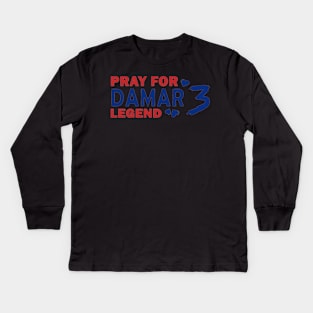 BUFFALO DAMAR HAMLIN WE LOVE YOU Kids Long Sleeve T-Shirt